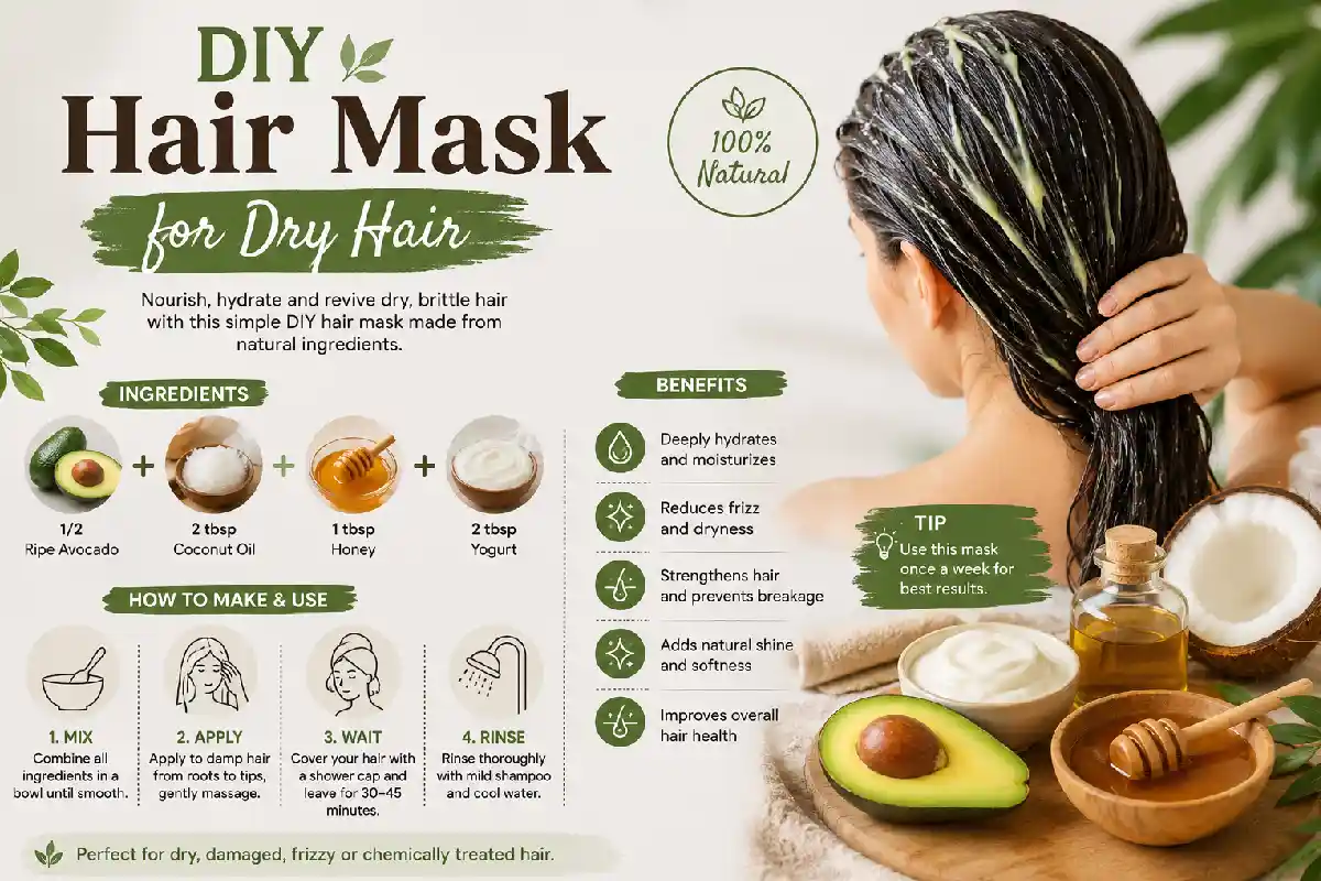 diy hair mask for dry hair