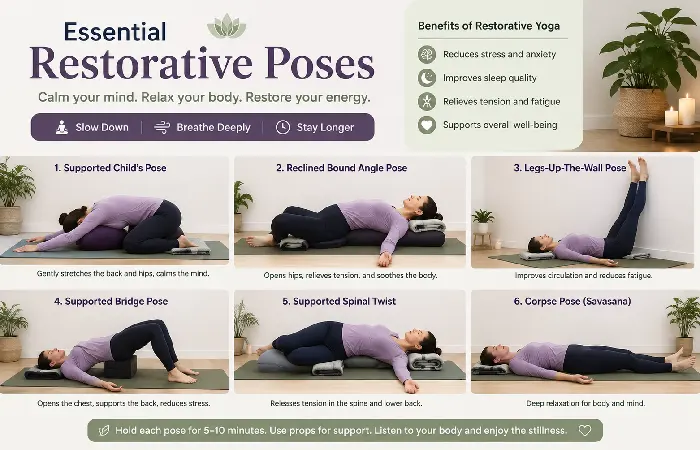 essential restorative poses