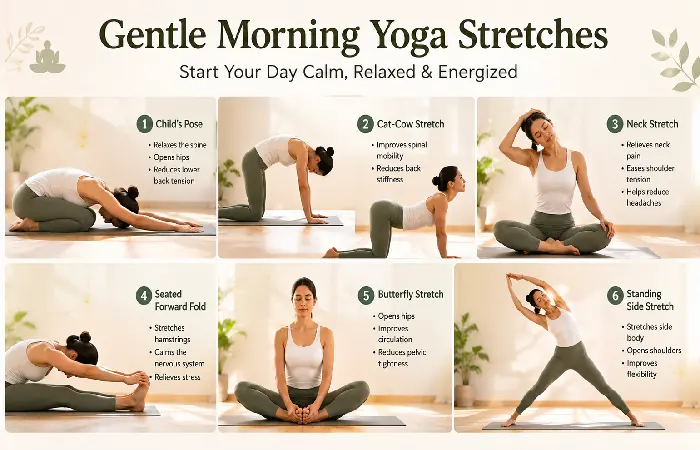 gentle morning stretches