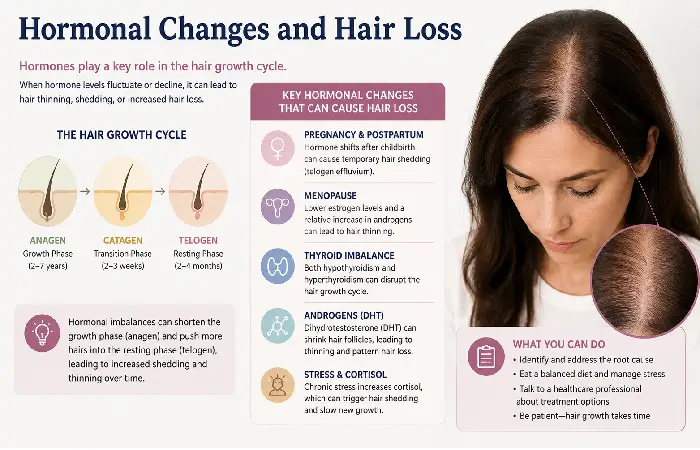 hormonal changes and hair loss
