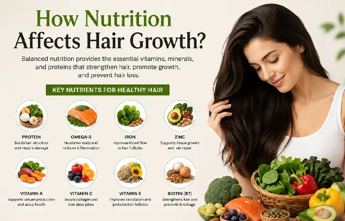 how nutrition affects hair growth_