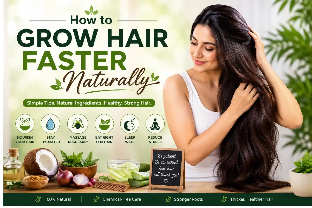 how to grow hair faster naturally_
