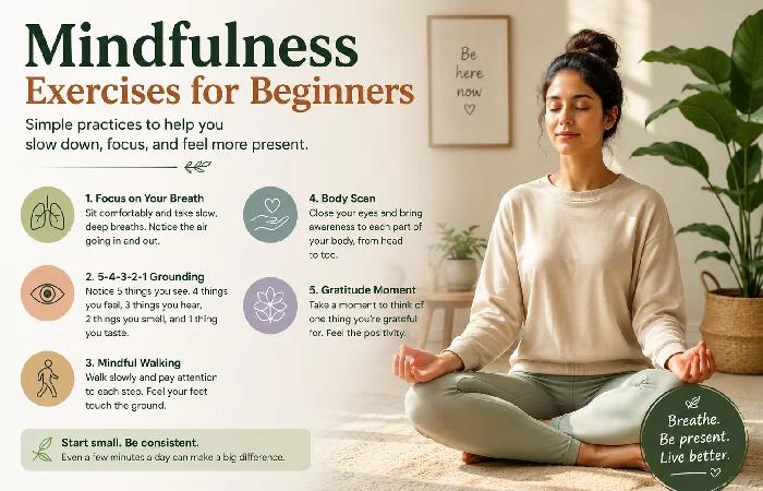 mindfulness exercises for beginners