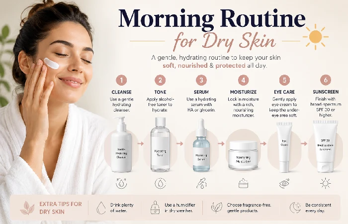 morning routine for dry skin (1)