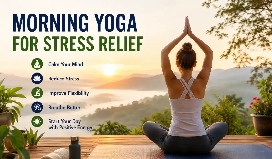 morning yoga for stress relief