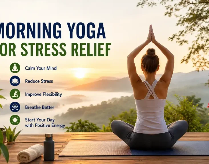 morning yoga for stress relief