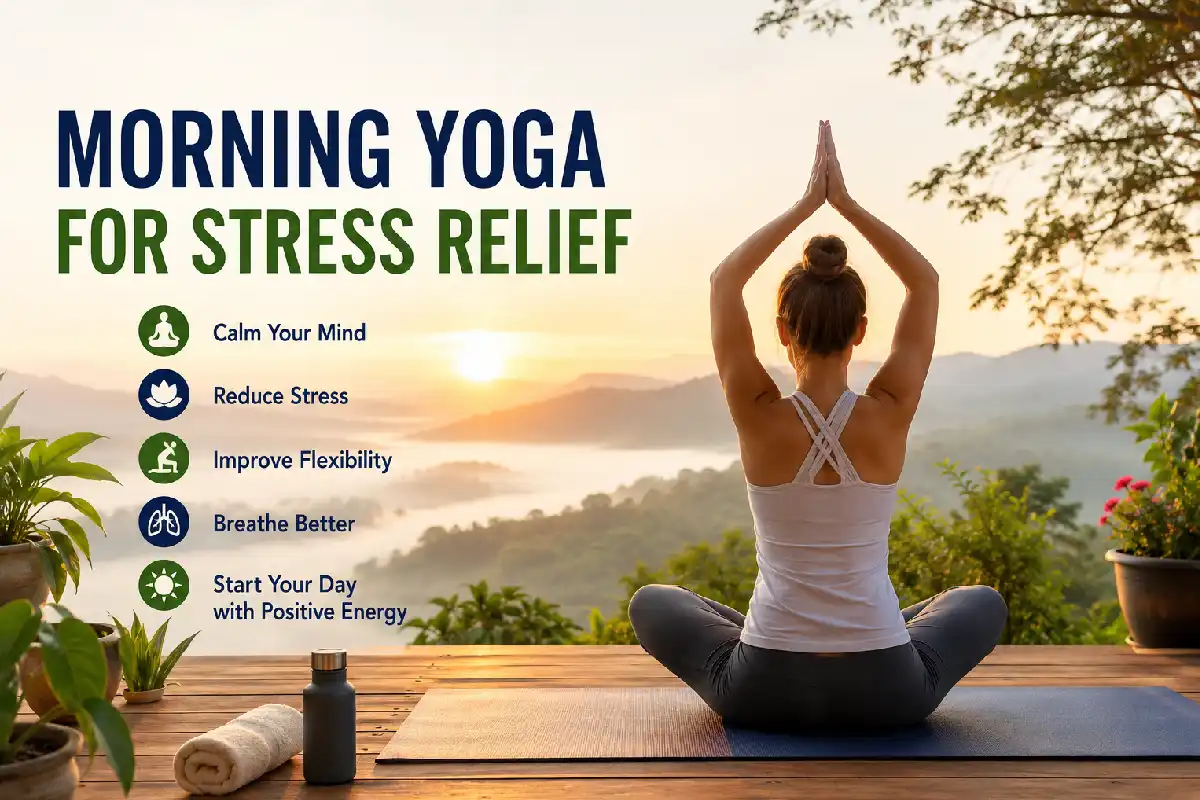 morning yoga for stress relief