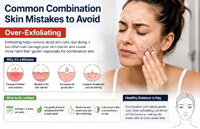 over-exfoliating