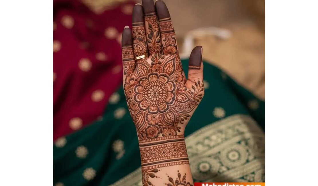 punjabi royal front hand mehndi