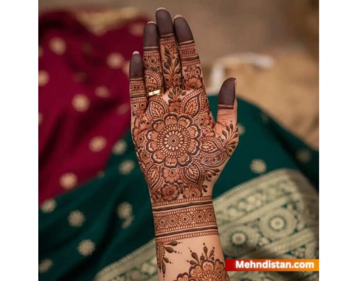 punjabi royal front hand mehndi