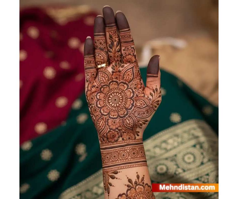 punjabi royal front hand mehndi