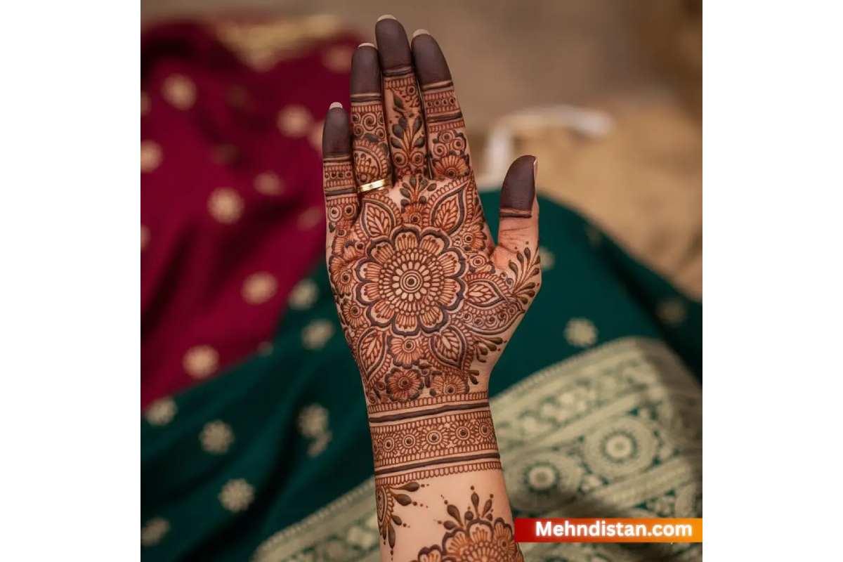 punjabi royal front hand mehndi