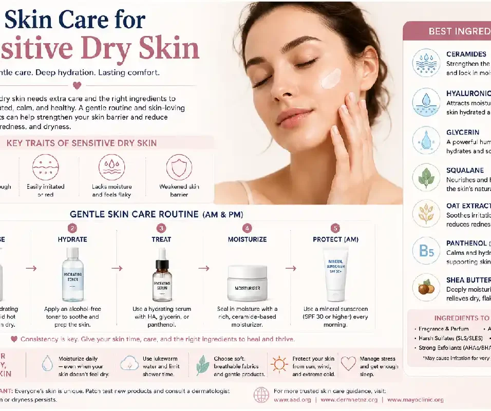 skin care for sensitive dry skin