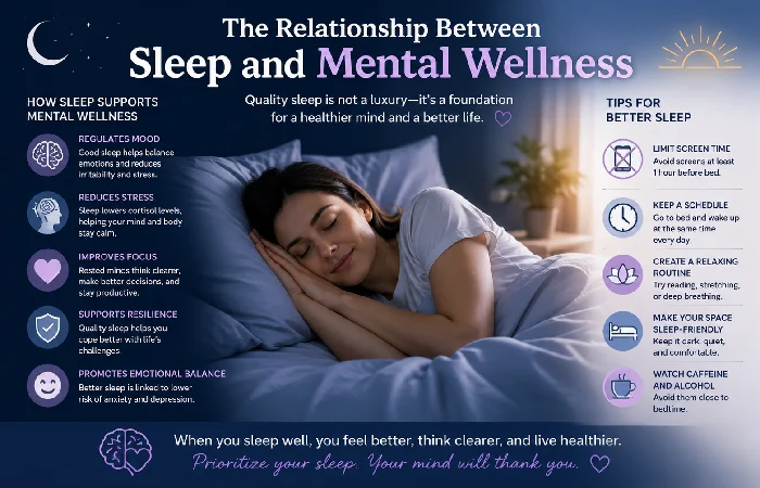 the relationship between sleep and mental wellness
