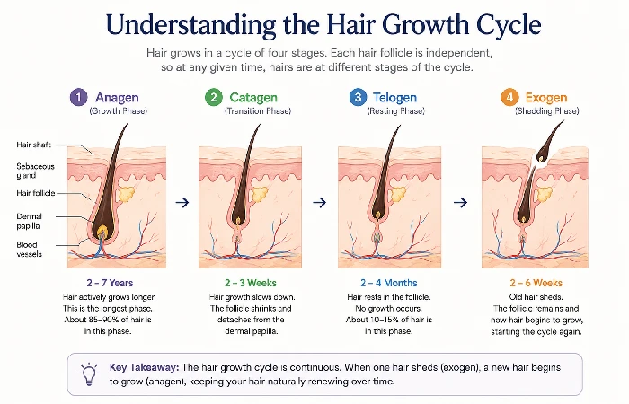 understanding the hair growth cycle