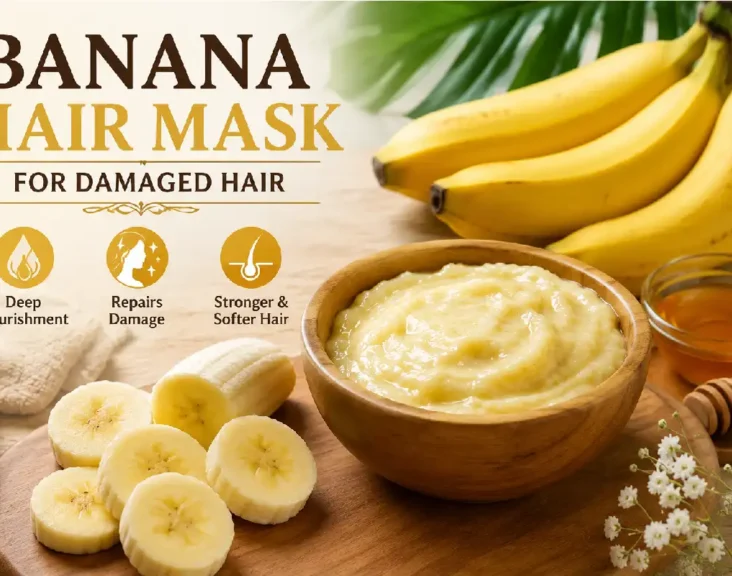 banana hair mask for damaged hair