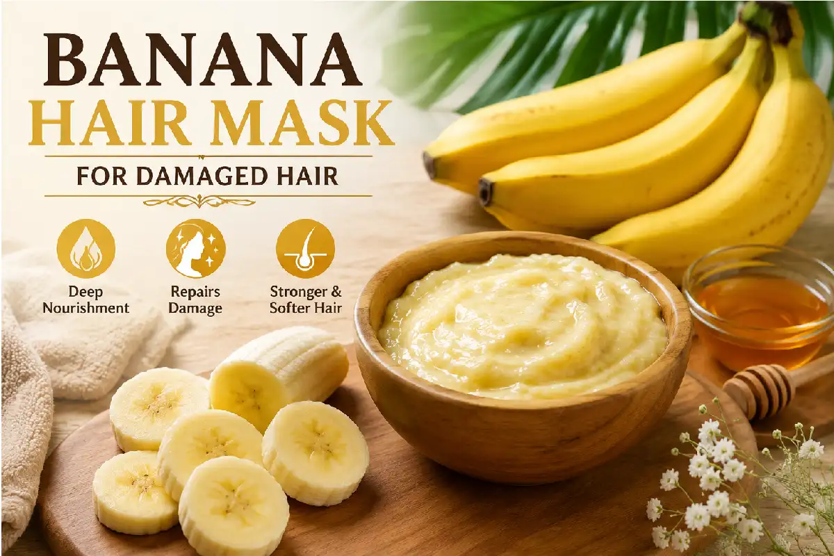 banana hair mask for damaged hair