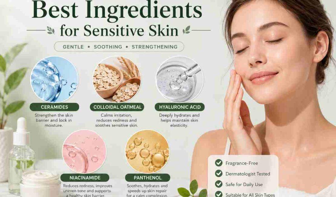 best ingredients for sensitive skin