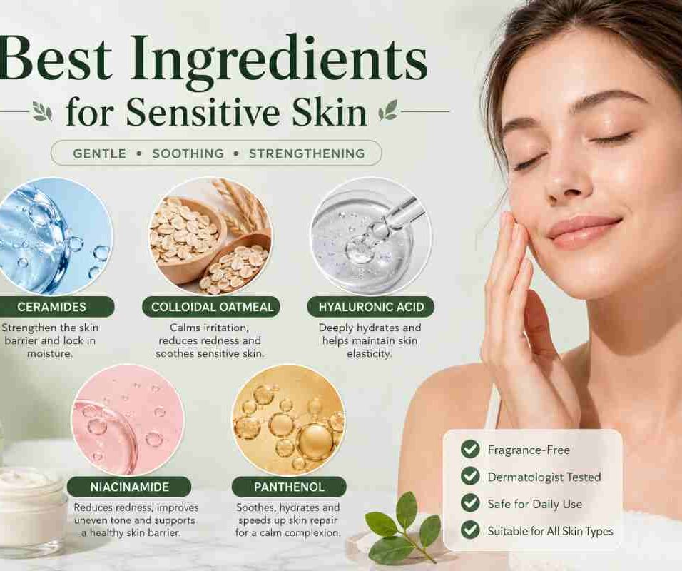 best ingredients for sensitive skin