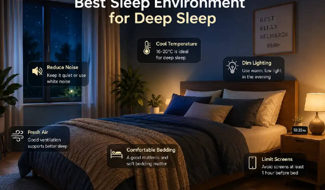best sleep environment for deep sleep
