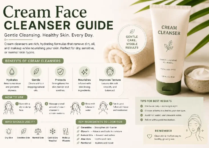 cream face cleanser guide
