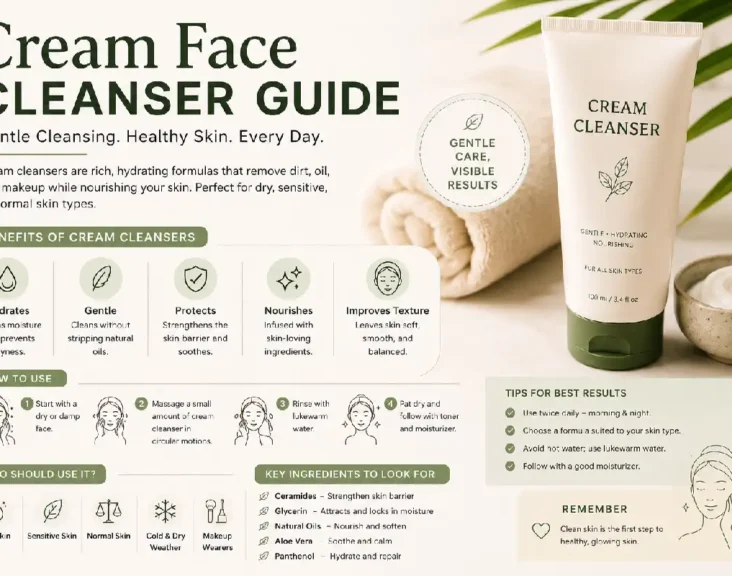 cream face cleanser guide