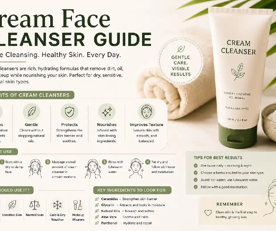 cream face cleanser guide