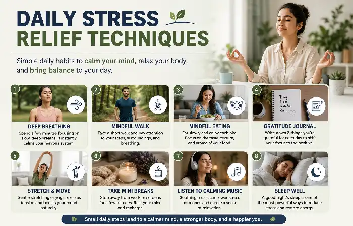 daily stress relief techniques