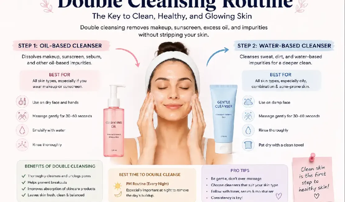 double cleansing routine