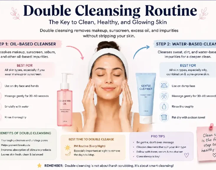 double cleansing routine