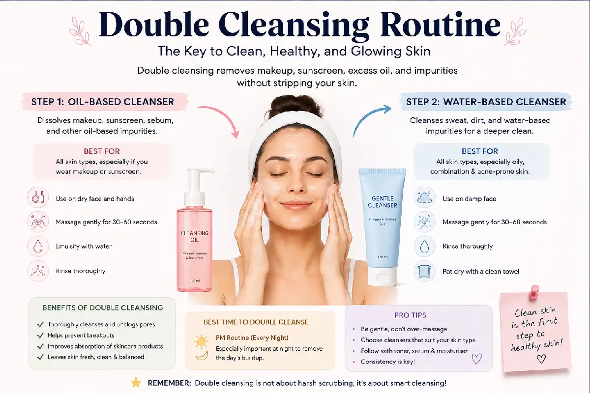 double cleansing routine