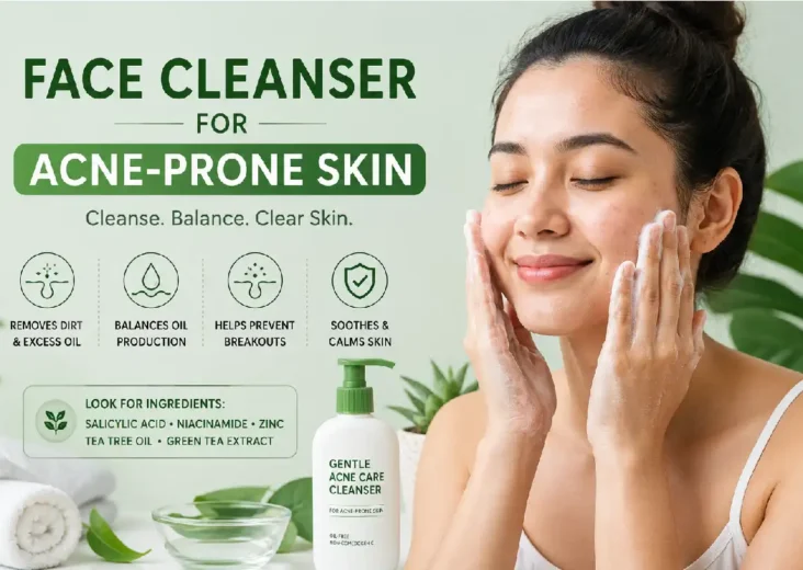 face cleanser for acne-prone skin