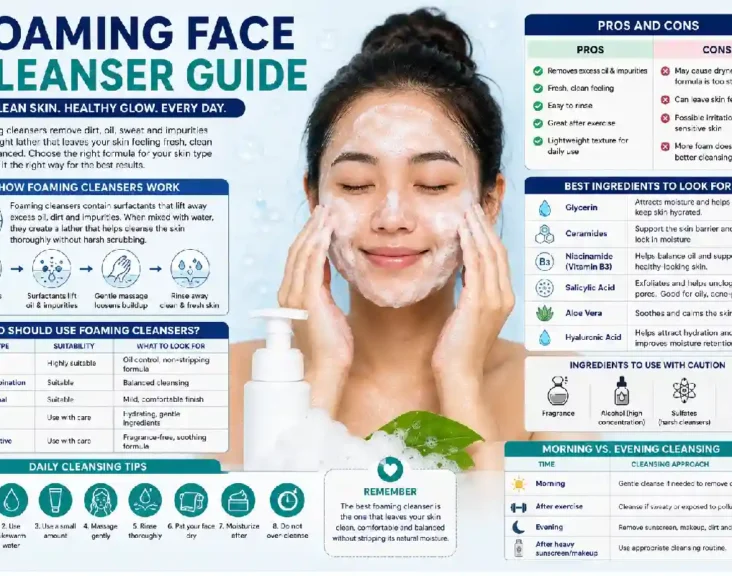 foaming face cleanser guide