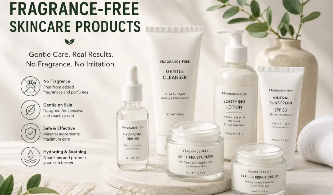 fragrance-free skincare products