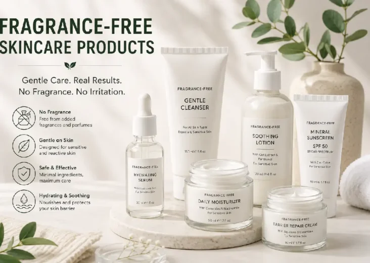 fragrance-free skincare products