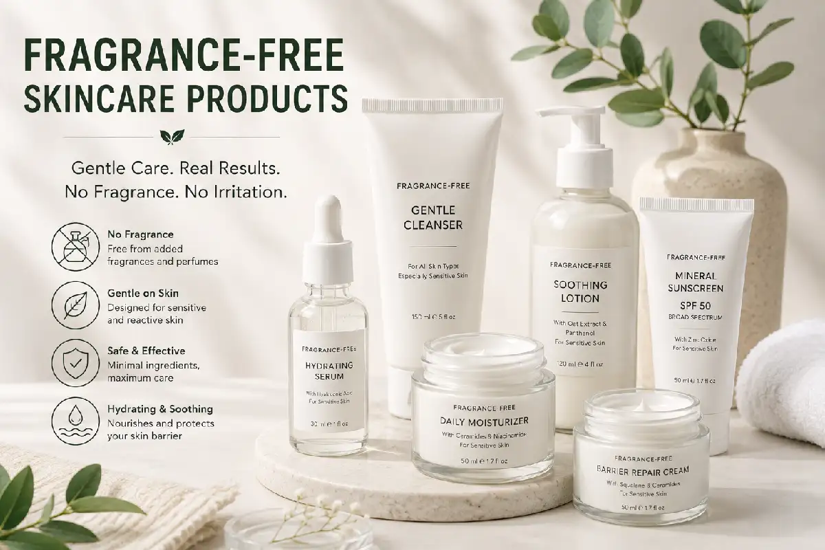 fragrance-free skincare products