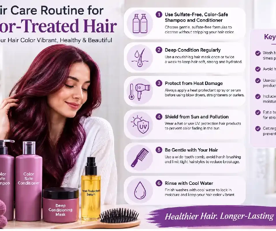 hair care routine for color-treated hair