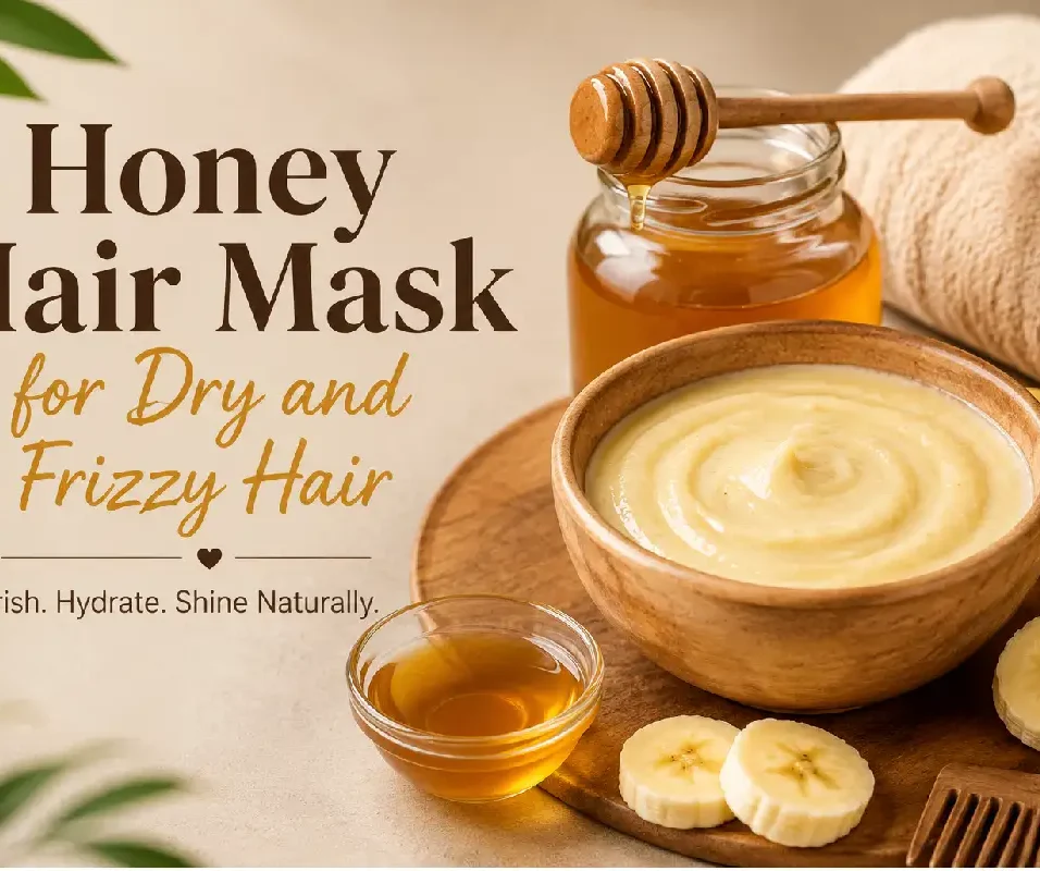 honey hair mask for dry and frizzy hair