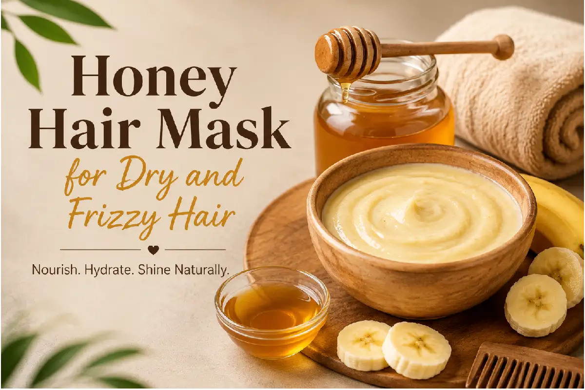 honey hair mask for dry and frizzy hair