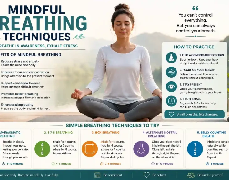 mindful breathing techniques