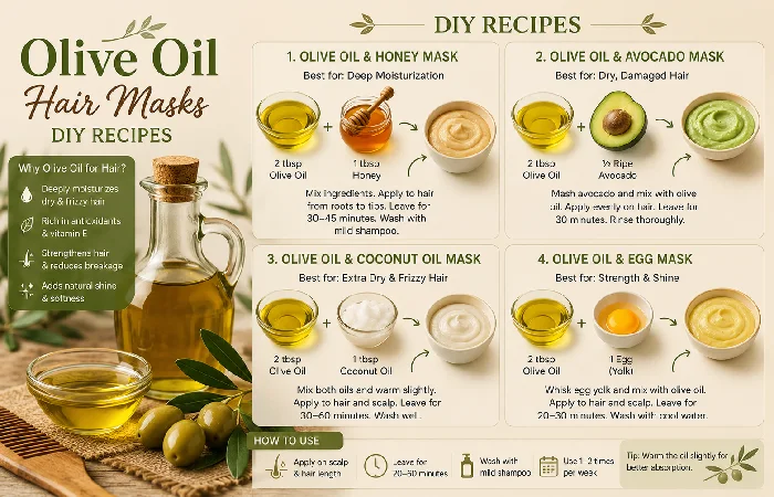 olive oil, diy recipes