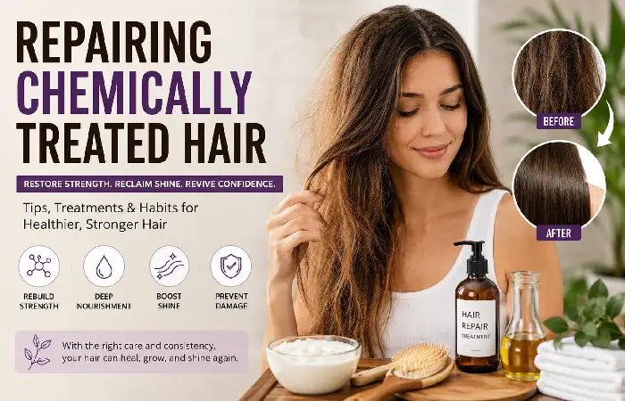 repairing chemically treated hair