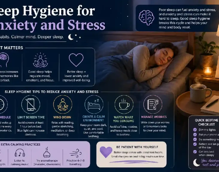 sleep hygiene for anxiety and stress