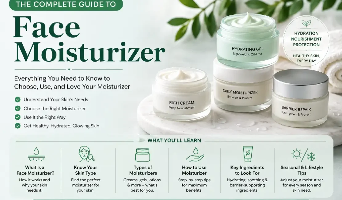 the complete guide to face moisturizer