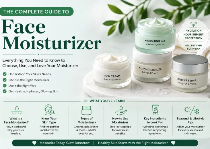 the complete guide to face moisturizer