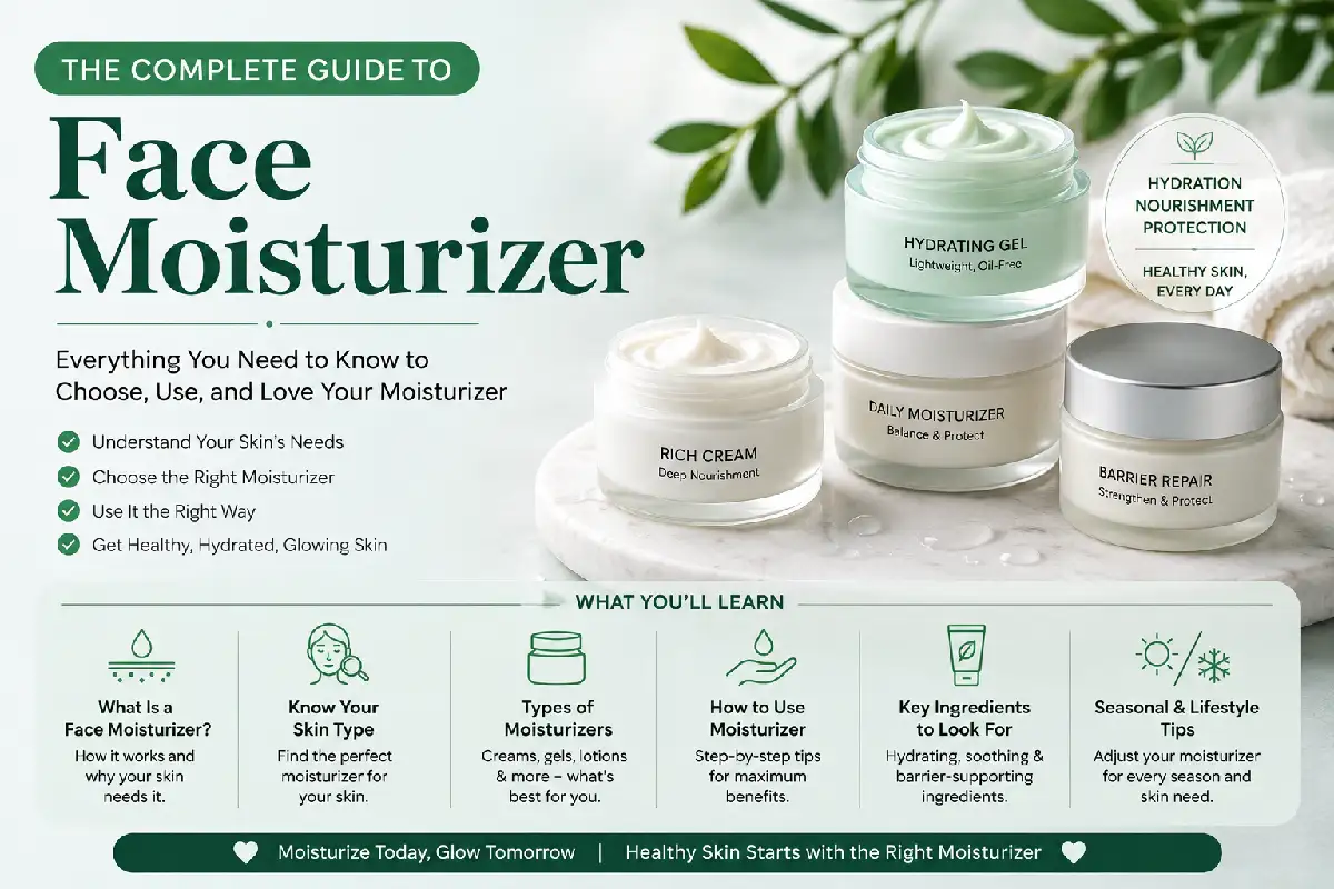 the complete guide to face moisturizer