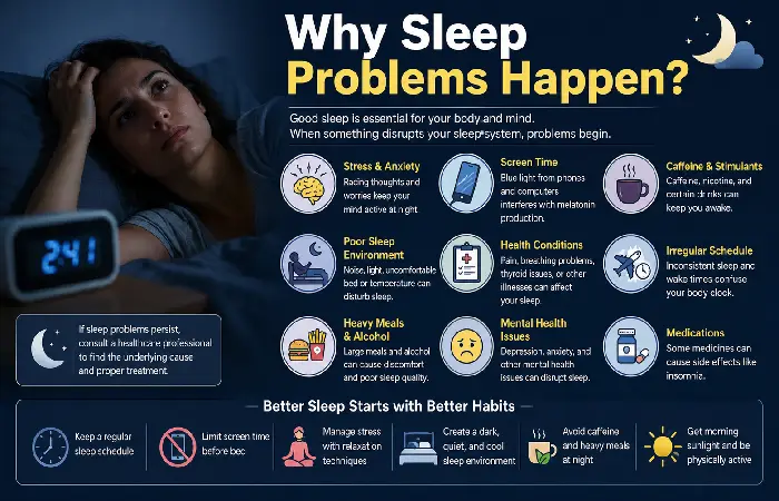 why sleep problems happen_