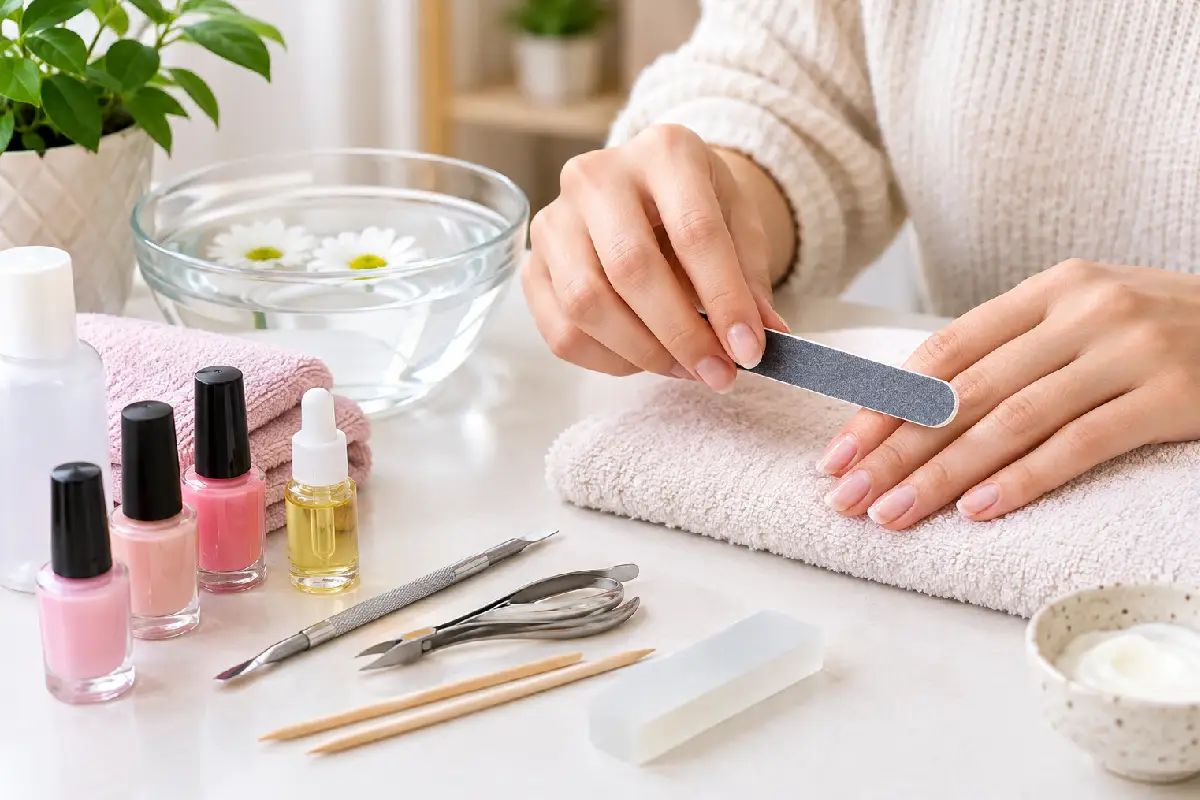 at-home nail care