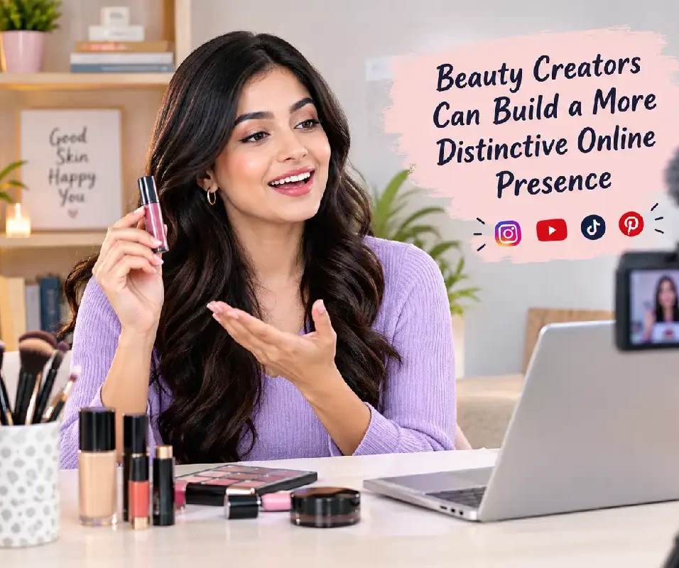 beauty creators can build a more distinctive online presence