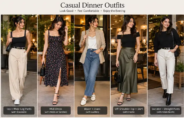 casual dinner outfits